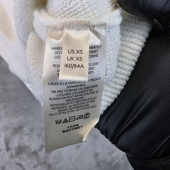 Free People Sweater Womens XS White Ottoman Slouchy Tunic Cowl Neck OB432957 - Picture 9 of 14